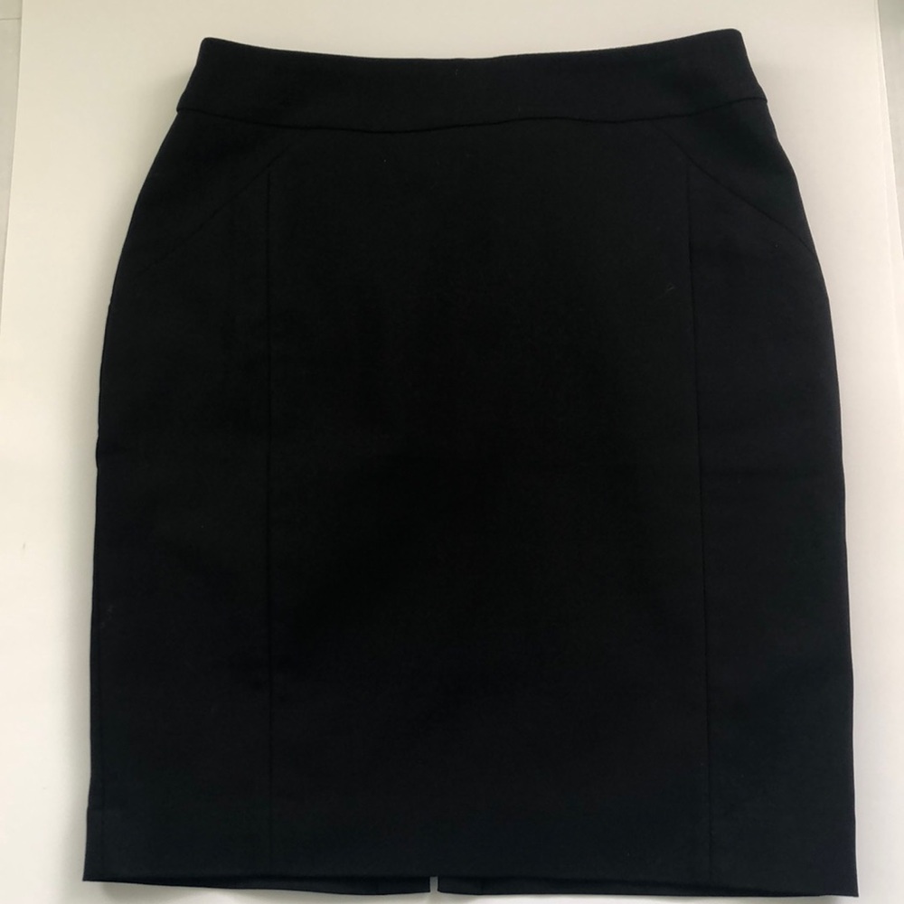 H&M Black Pencil Skirt Sz 8